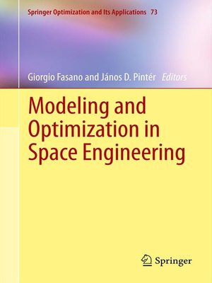cover image of Modeling and Optimization in Space Engineering
